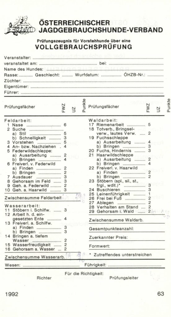 SC Rakousko VGP 1992